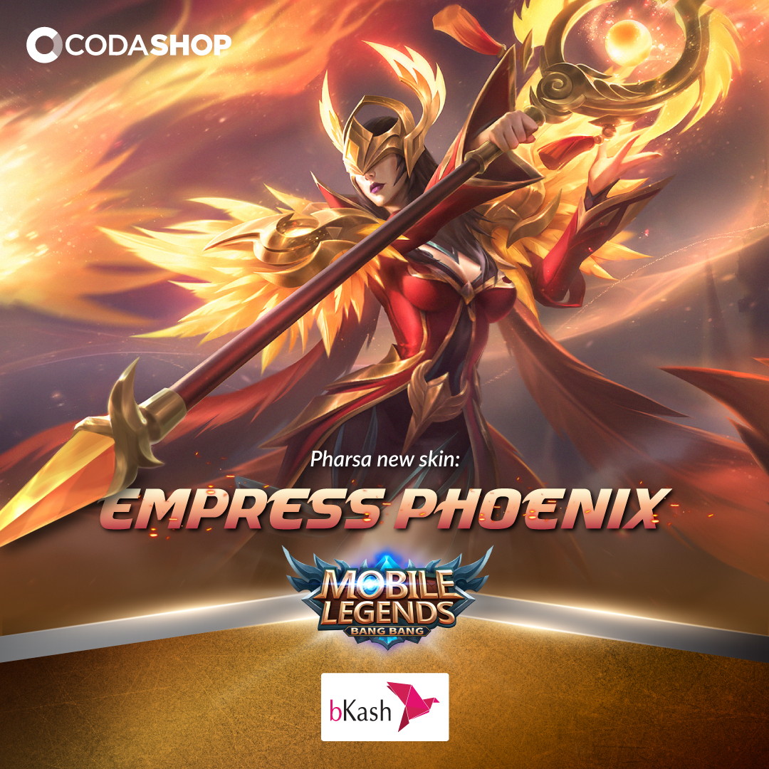 New Pharsa Epic skin: Empress Phoenix | Codashop Blog BD