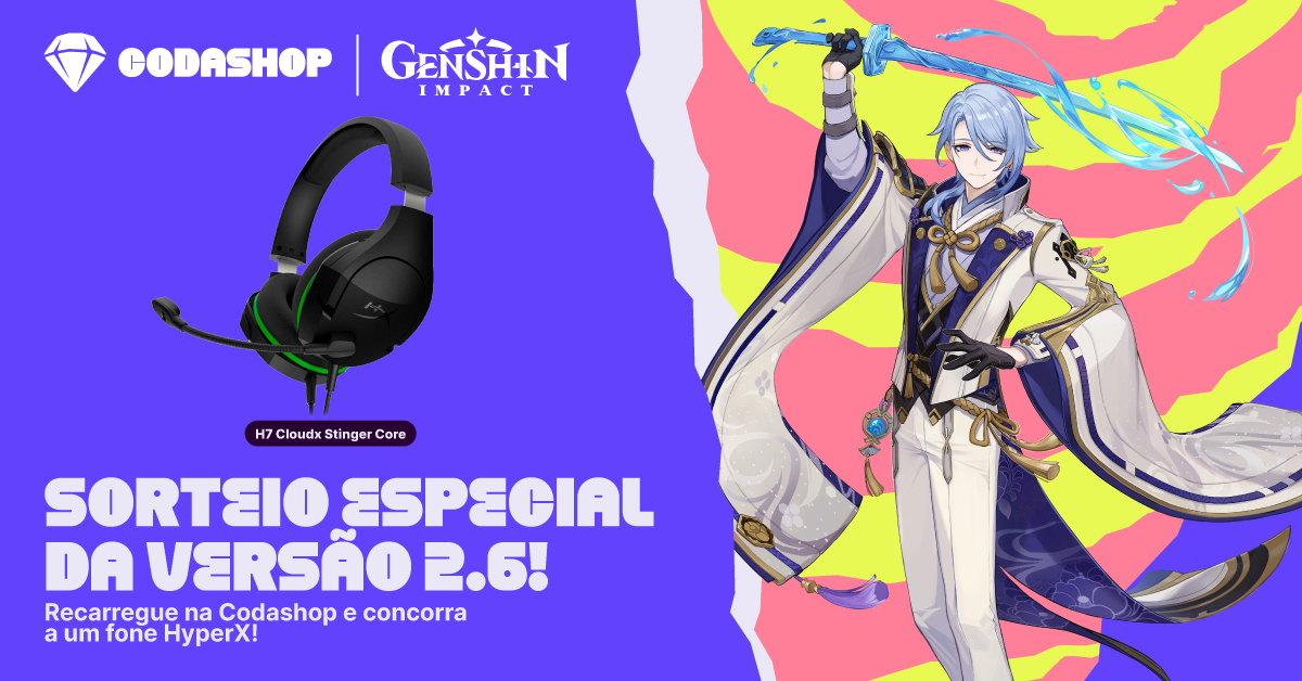 Genshin Impact 2.6 chega em 30 de março com Ayato e novo mapa