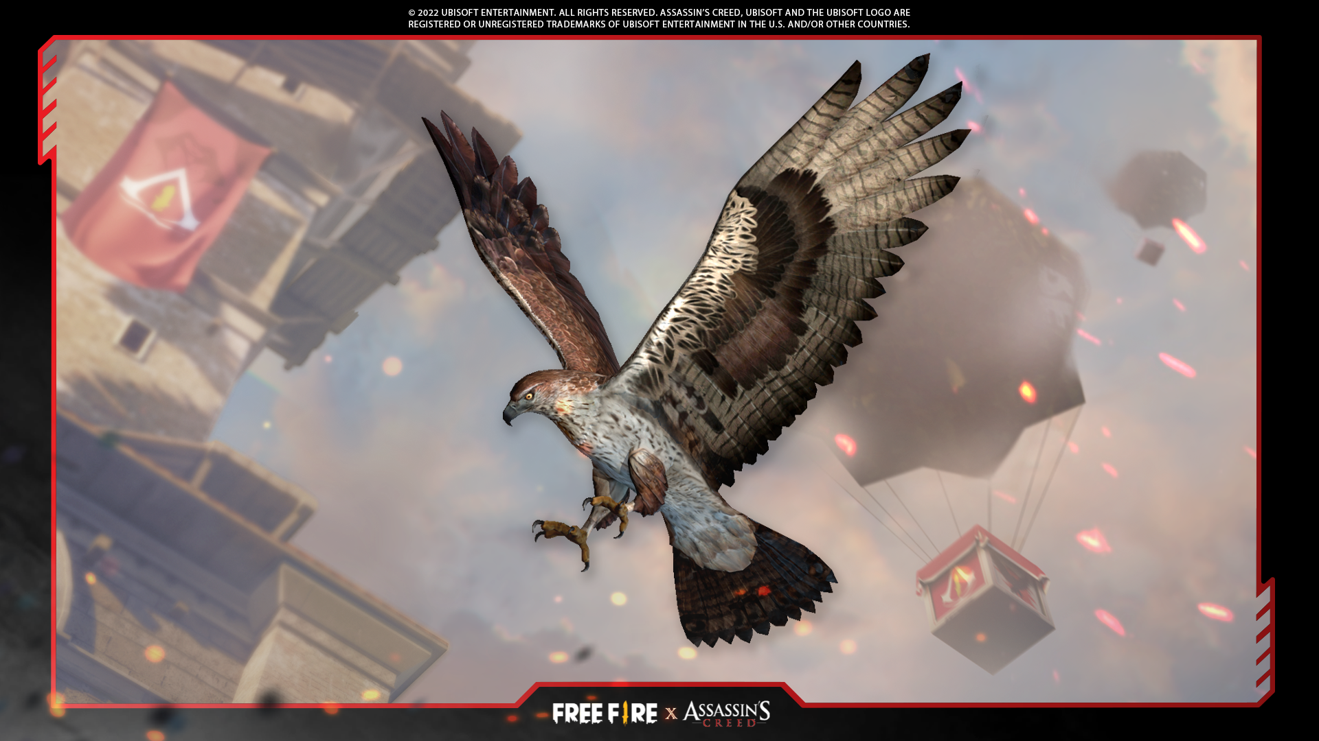 Free Fire terá crossover com Assassin's Creed