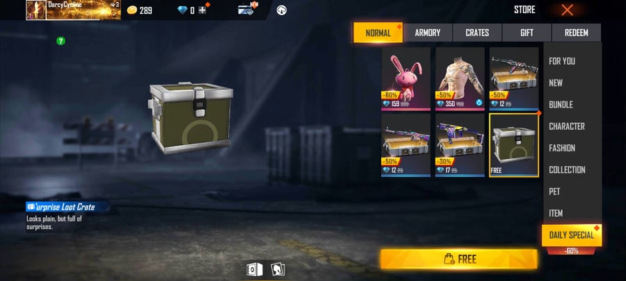 Daily Surprise Loot
