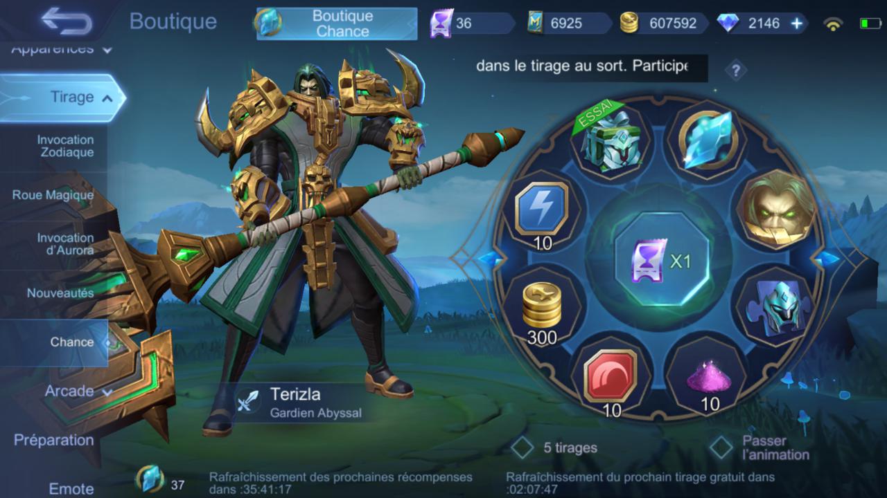 Chance Mobile Legends