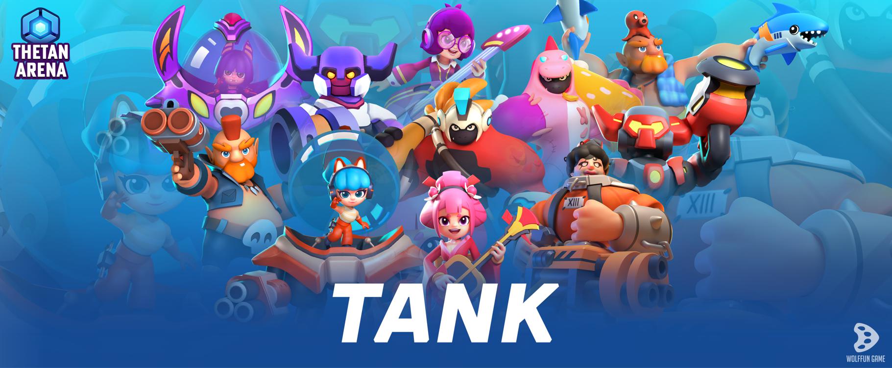 Thetan Arena tank héro