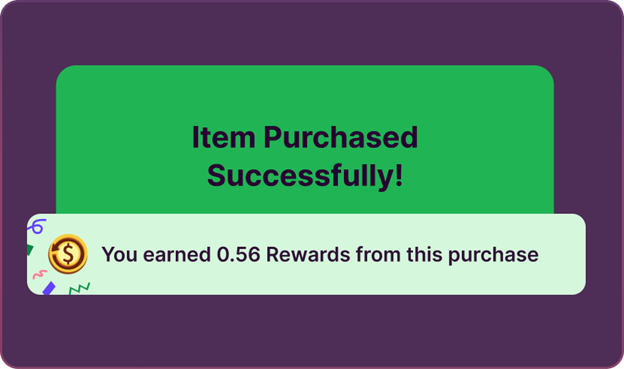 Coda Rewards Item Purchased