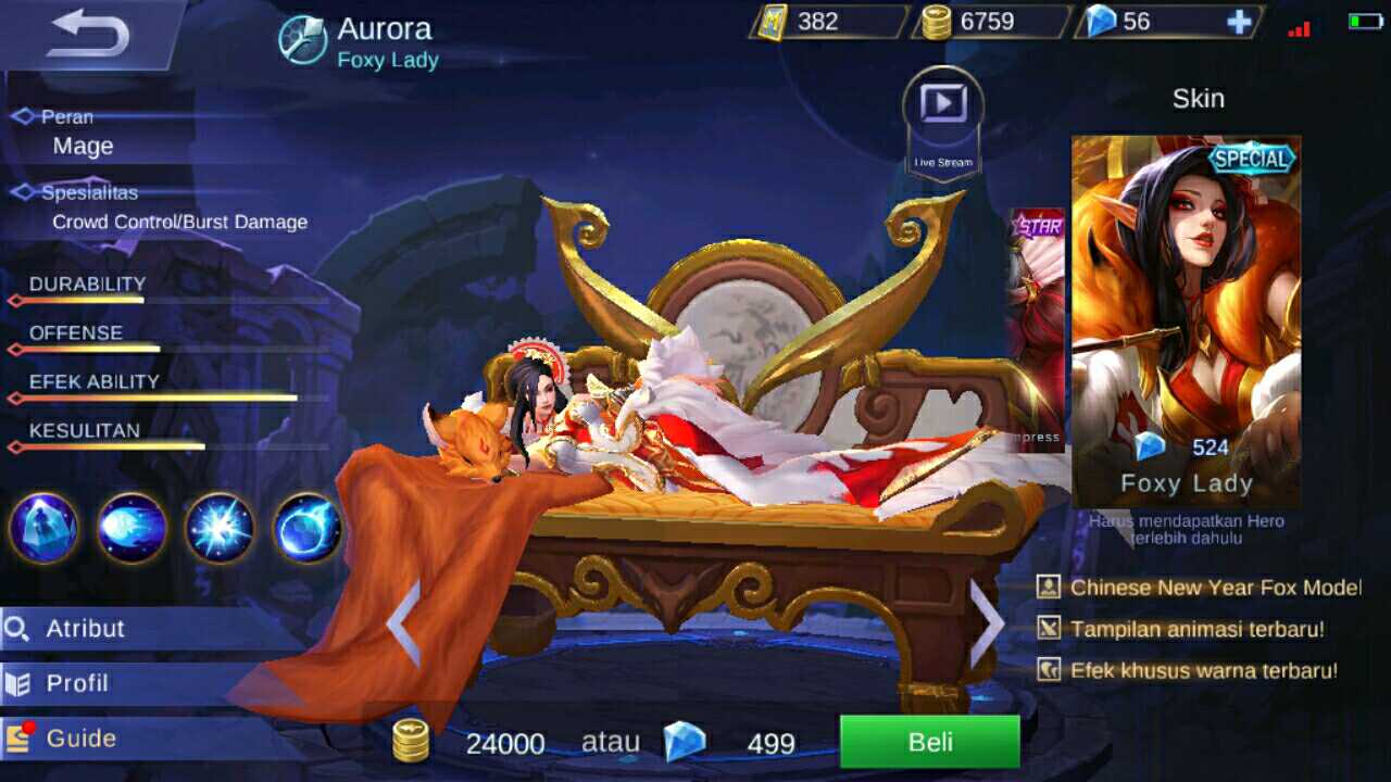 Aurora Foxy Lady