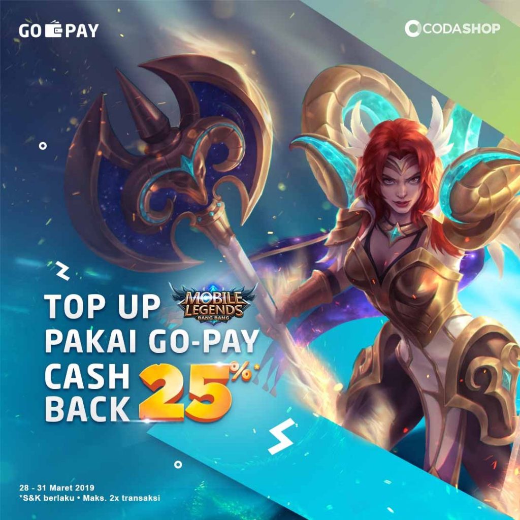 Promo GO-PAY PAYDAY Mobile Legends Di Codashop