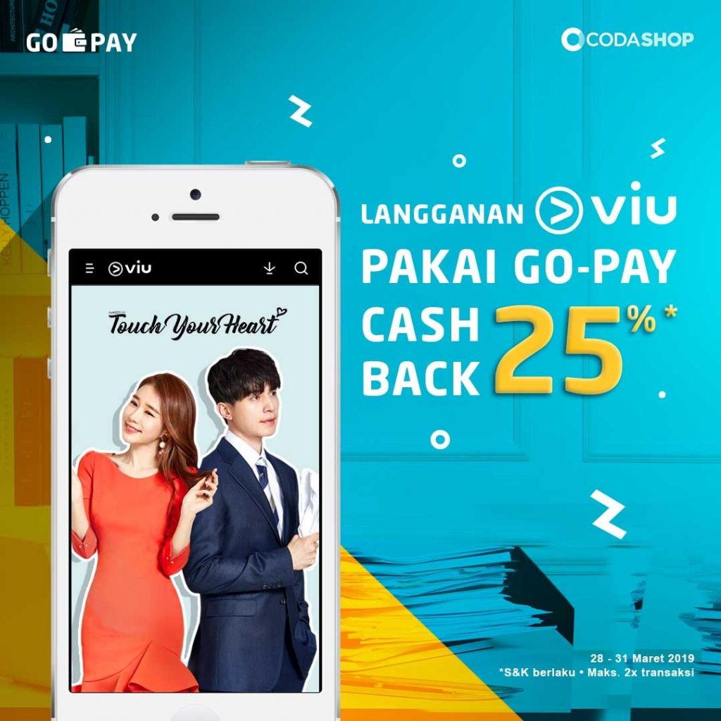 Promo Cashback PAYDAY dari GO-PAY Untuk VIU