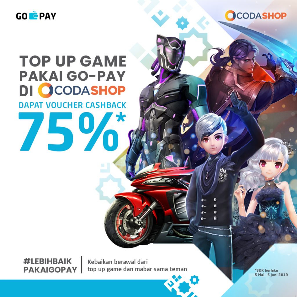 Top Up Pakai GOPAY Dapet Voucher Cashback?! Cuma Disini