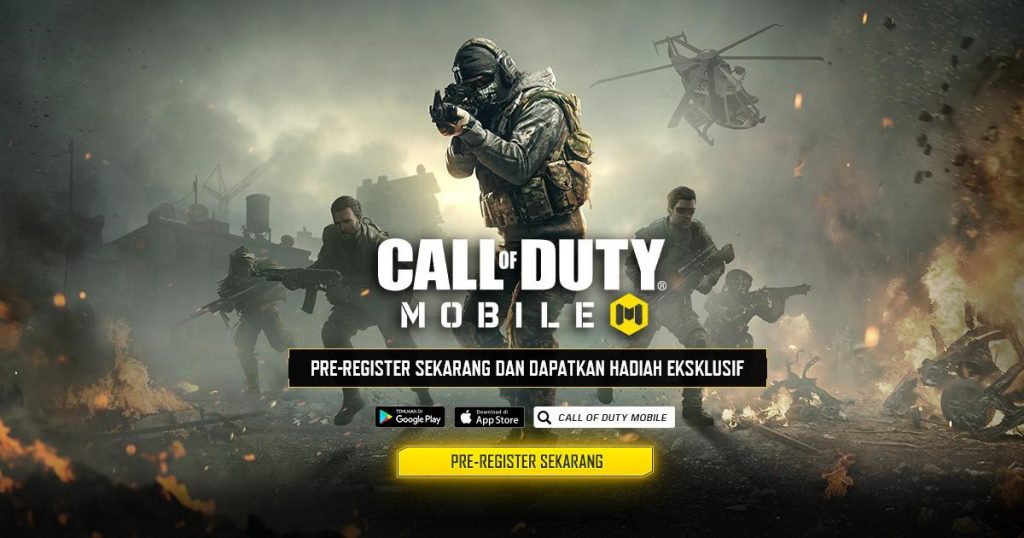 Pra Registrasi Call of Duty Mobile Persembahan Garena Telah Dibuka