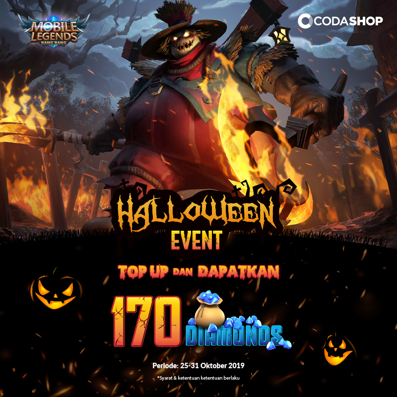 Perayaan Halloween Untuk Player Mobile Legends Di Codashop
