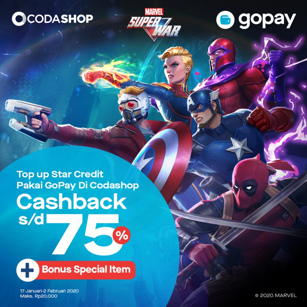 Serangan Cashback Dari GoPay di Codashop