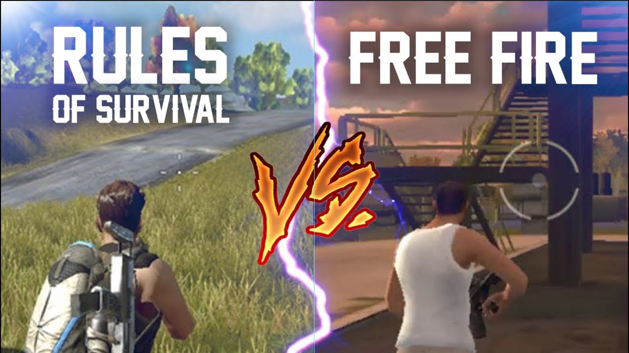 Rules Of Survival Vs Free Fire Menang Yang Mana Codashop