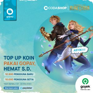 Top up Coins Legends of Runeterra Pakai GoPay di Codashop