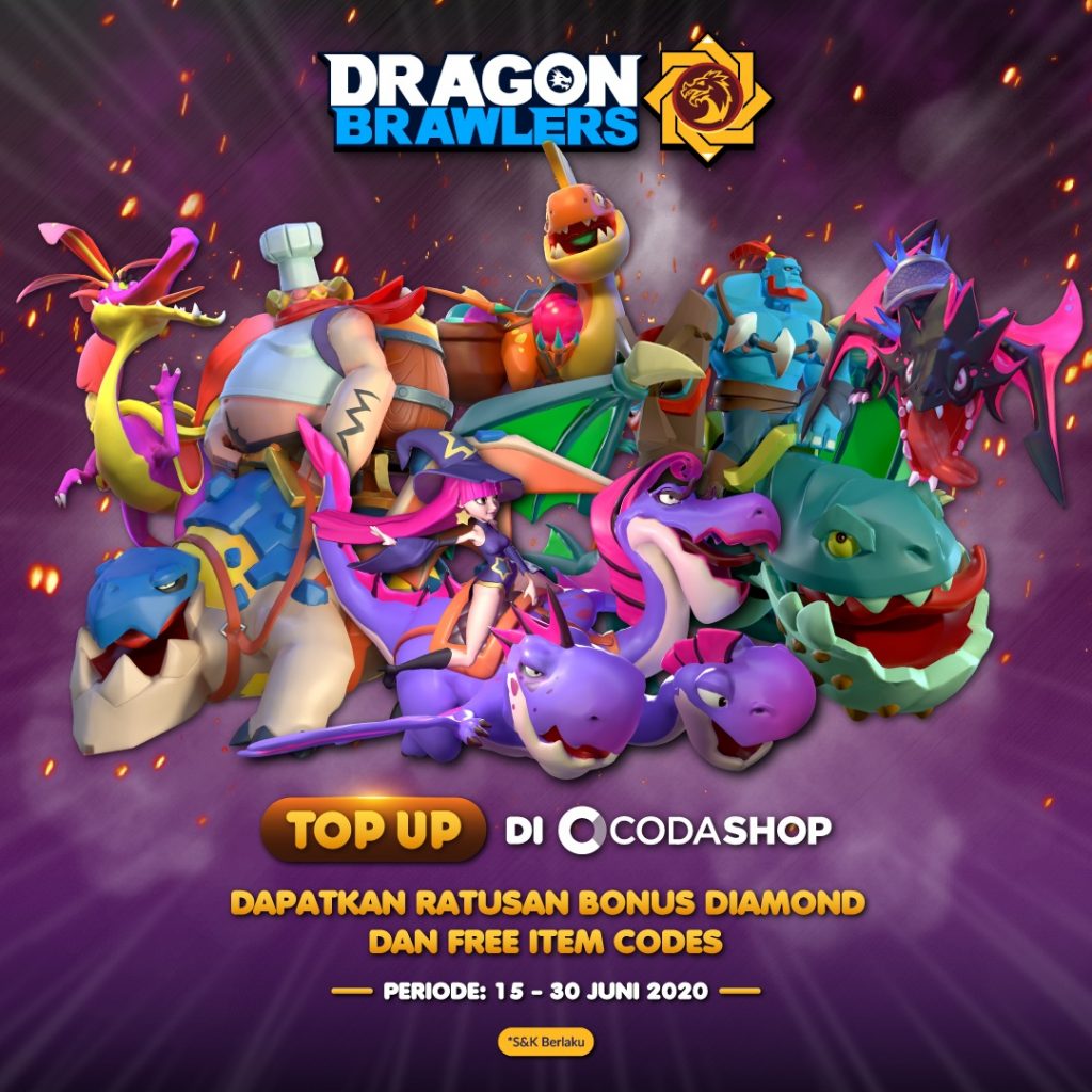 Kode Item Gratis Dragon Brawlers Di Codashop