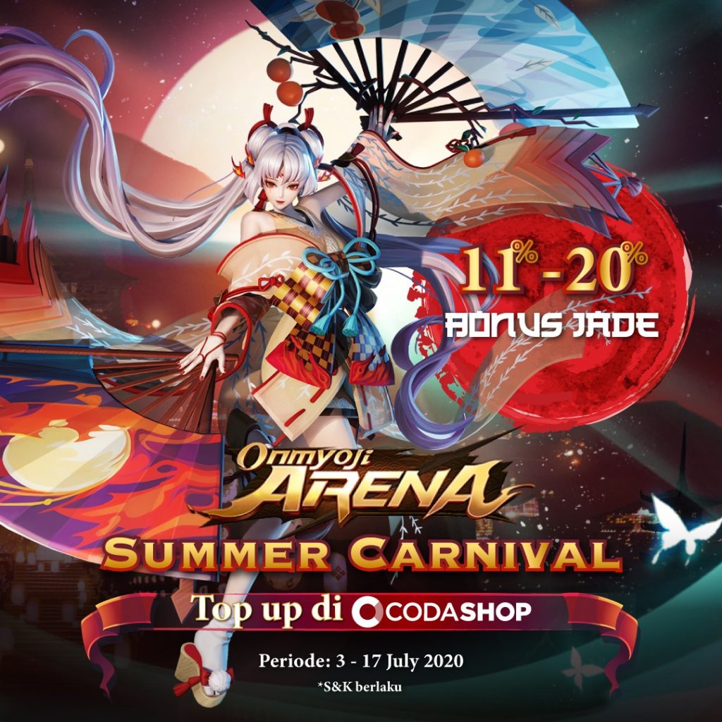 Bonus Jade Summer Carnival Di Onmyoji Arena