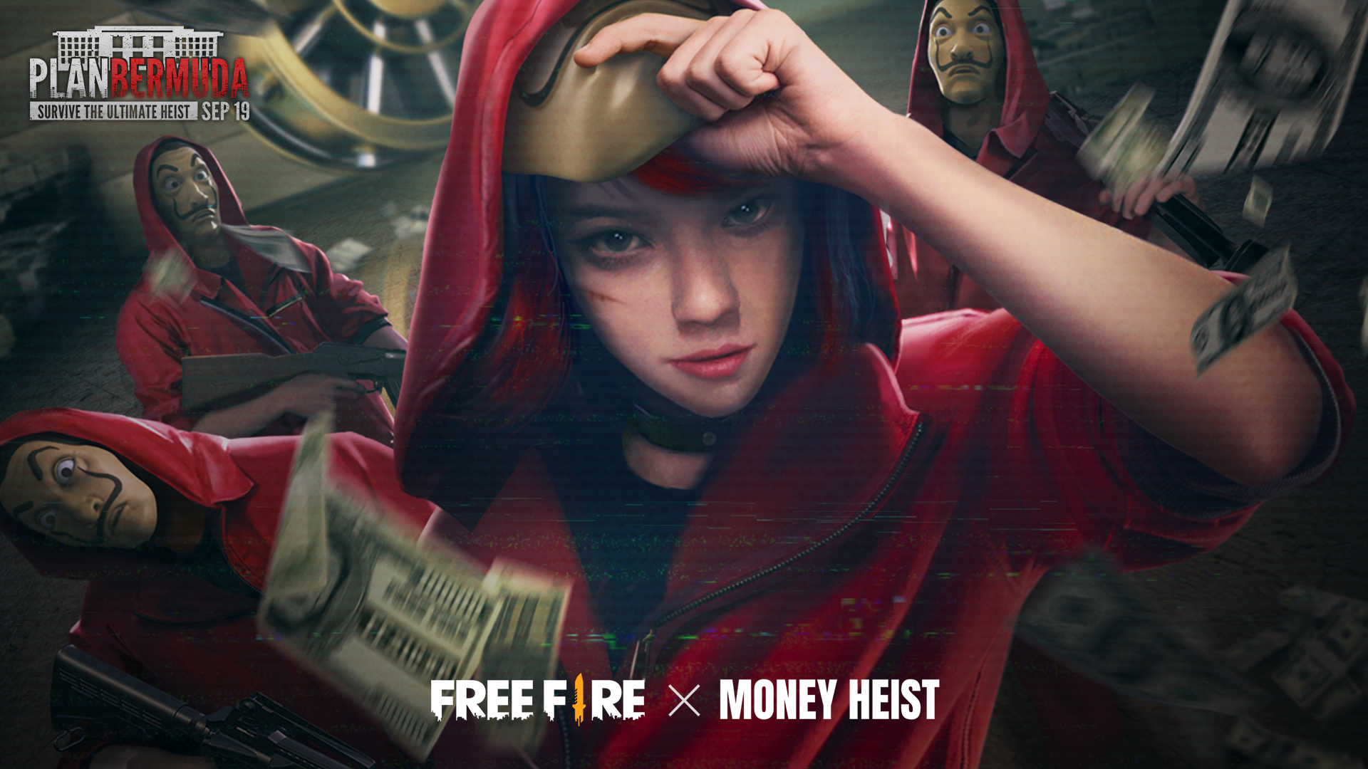 Kolaborasi Garena Free Fire Dengan Serial Netflix Money Heist