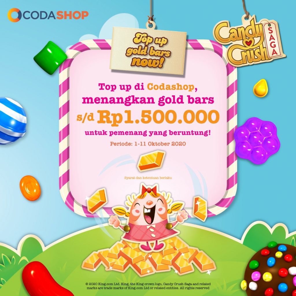 Top Up Gold Bars Candy Crush Di Codashop