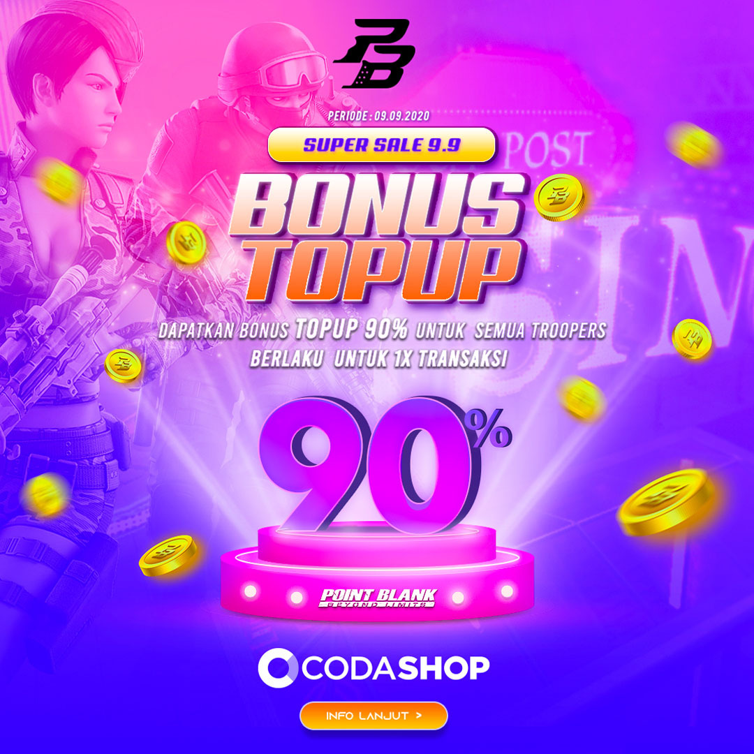 Bonus Top Up 9.9 Dari Point Blank! | Codashop Blog ID