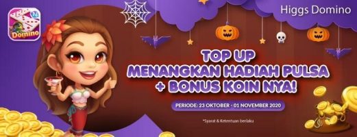 Top Up Higgs Domino Dan Dapatkan Bonus Koinnya Di Bulan