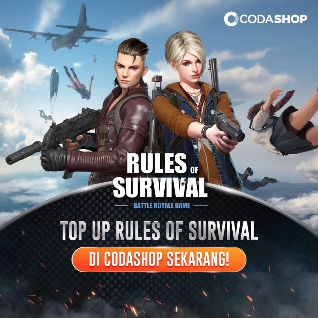 Top up Rules of Survival Kamu Di Codashop