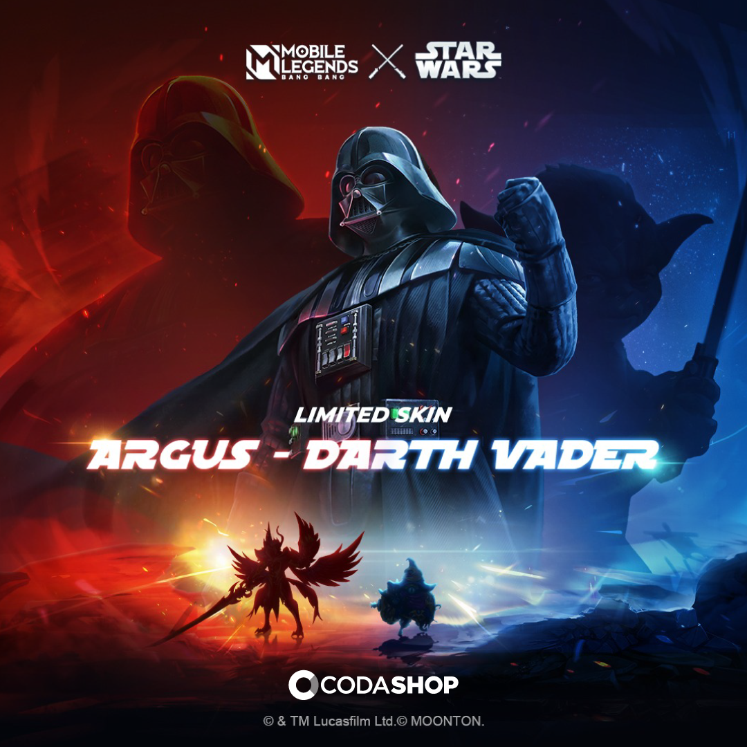 MLBB Argus ‘Darth Vader’ limited skin
