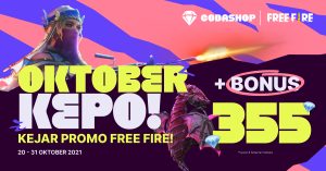 Promo Free Fire Codashop oktober 2021