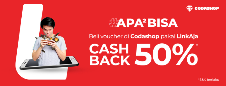 Promo Codashop Linkaja Cashback 50 2411