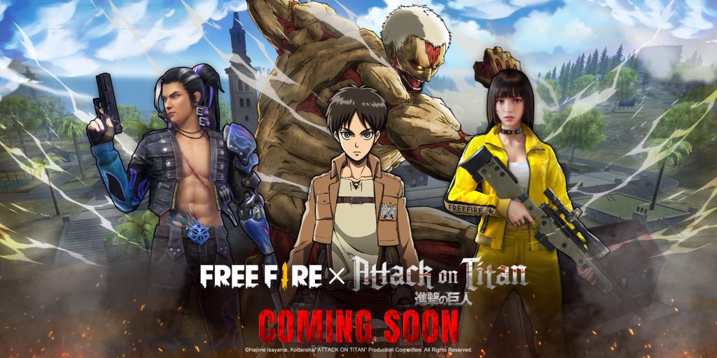 Free Fire x Attack on Titan