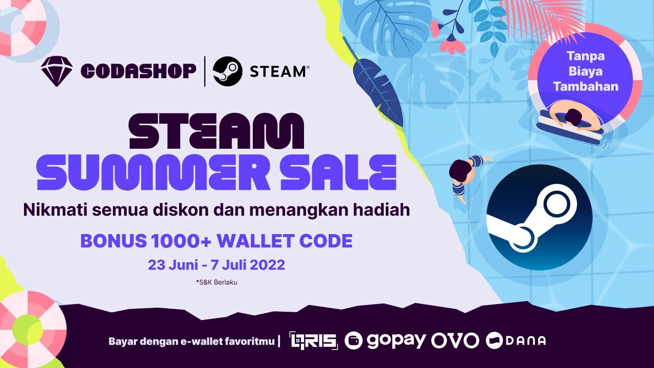 Steam Wallet Summer Sale Codashop