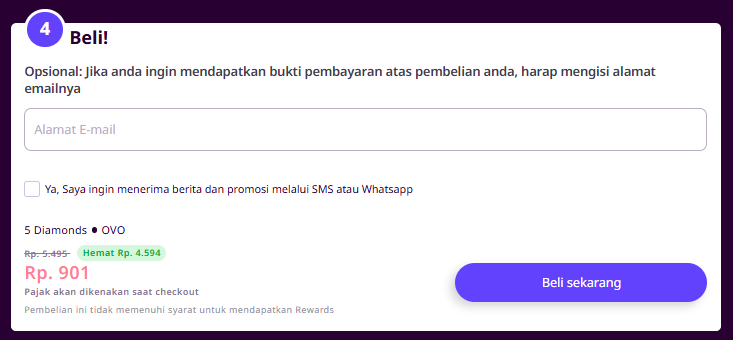 Free Fire ID Payment Channel OVO (2)