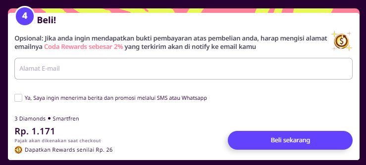 ML Top Up Smartfren 4