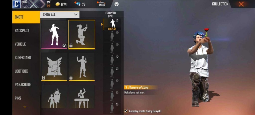 Equip Emotes