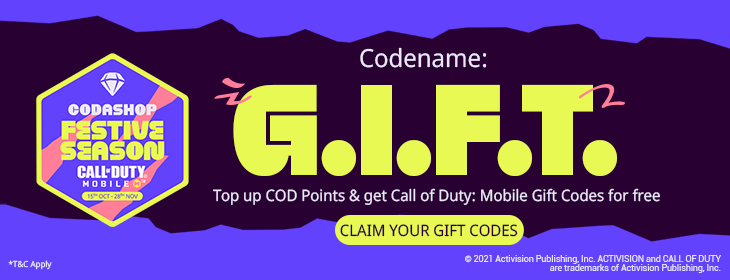 October 2021* Call Of Duty Mobile New Redeem Code