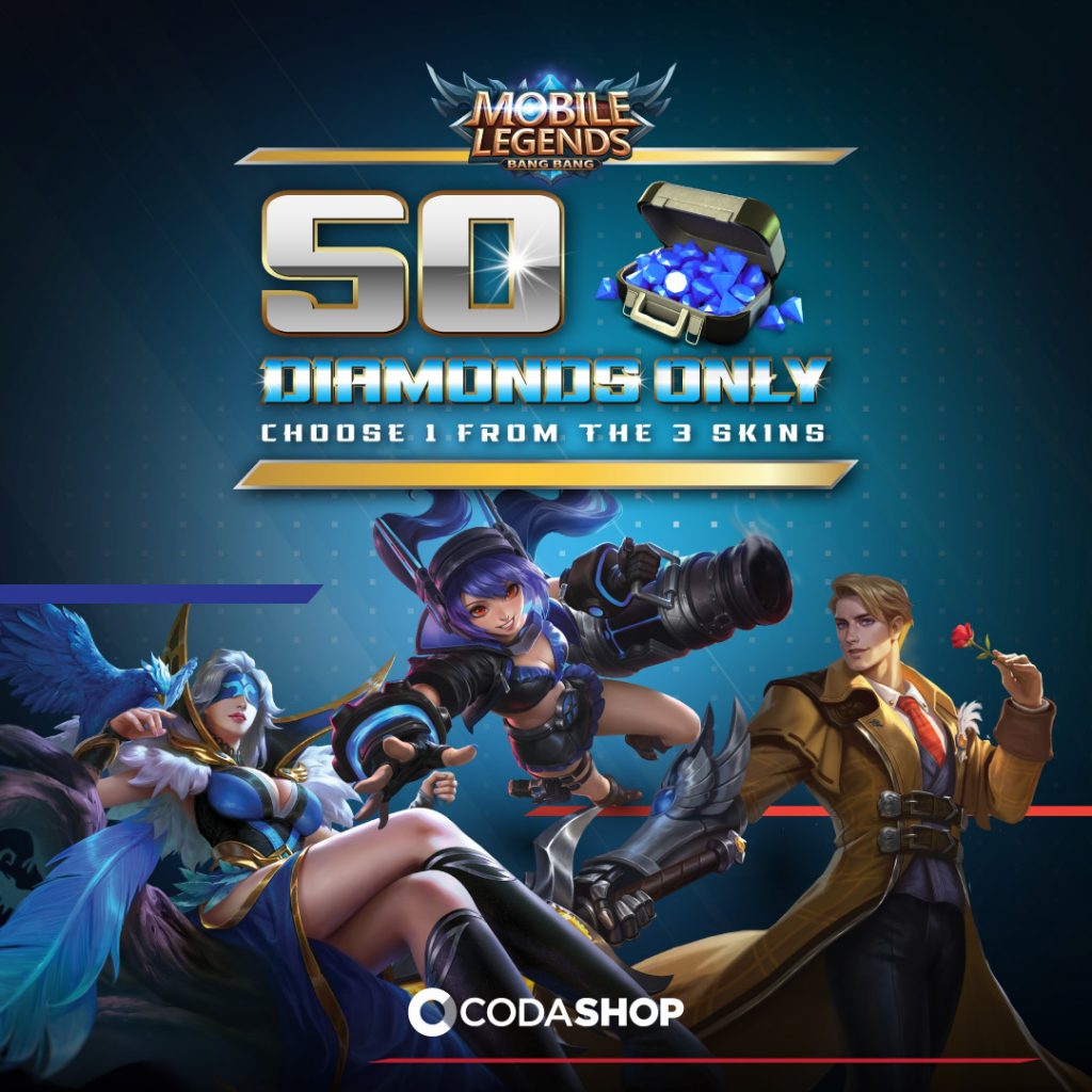 50 Diamonds Skins MLBB