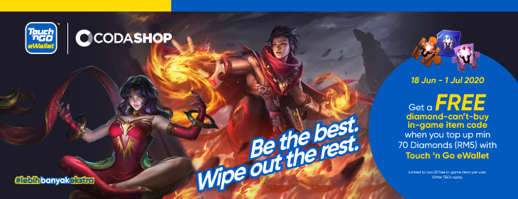 Be The Best Wipe Out The Rest Touch N Go Ewallet Codashop Blog My