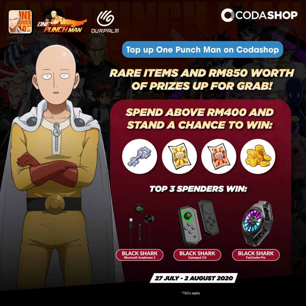 One Punch Man x Codashop