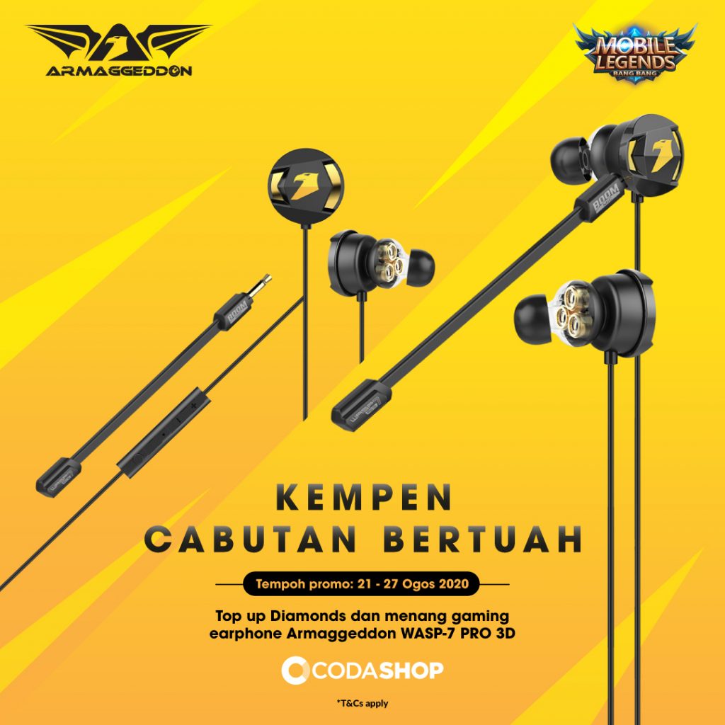 Armaggeddon earphone wasp discount 5