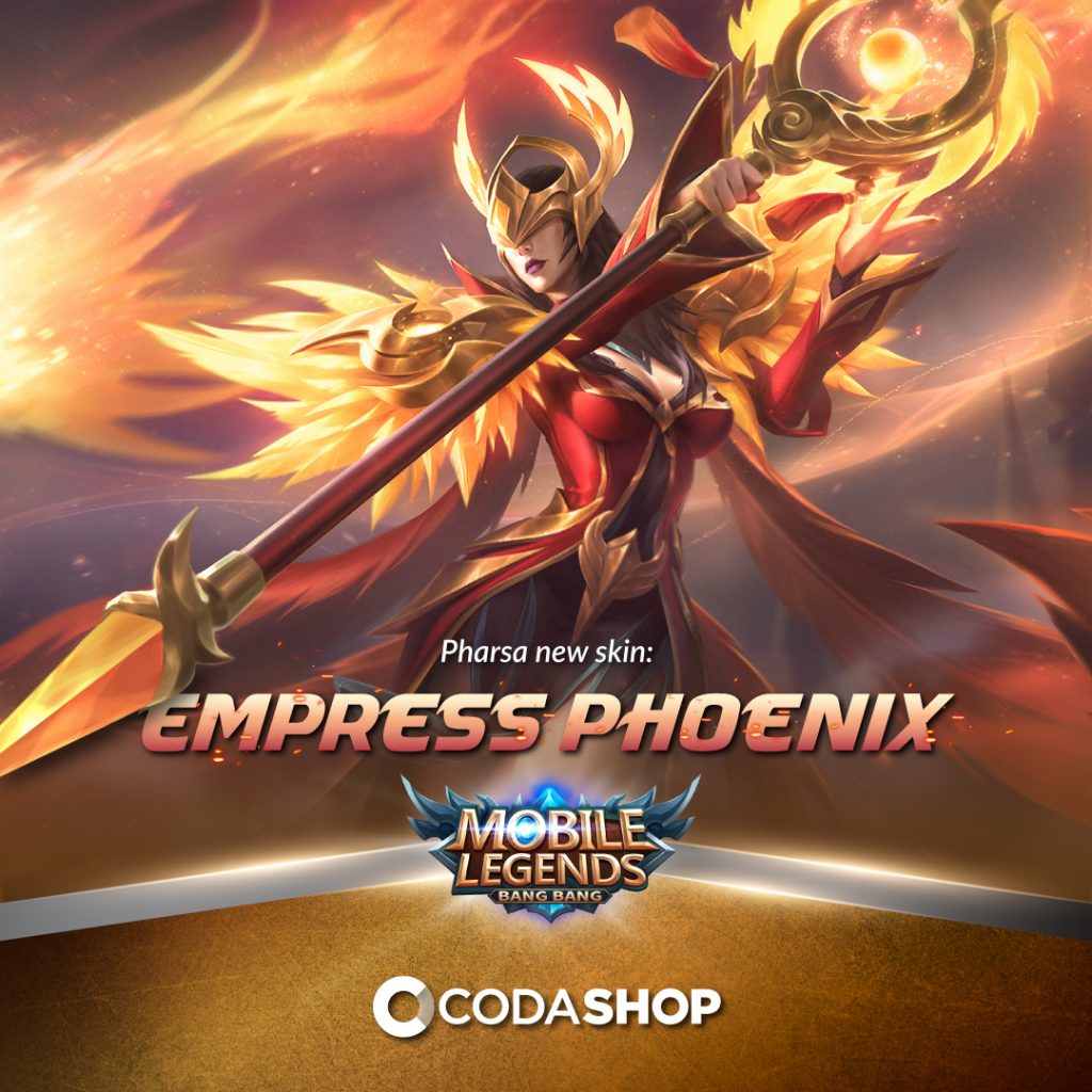 New Pharsa Epic Skin Empress Phoenix Codashop Blog MY