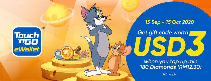 Get Free Tom And Jerry Chase Gift Code Worth USD 3 Blog MY