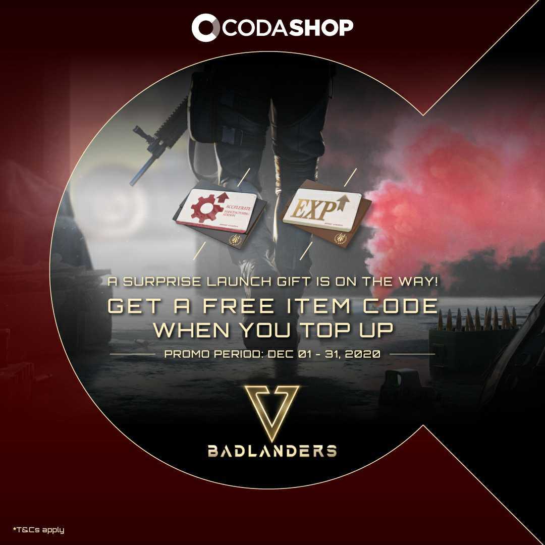 Get A Free Item Code With Badlanders On Codashop Codashop Blog My