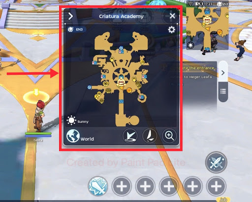 Ragnarok M Minimap