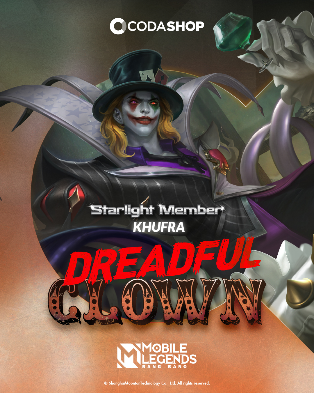 Mobile Legends March Starlight Perks: Khufra "Dreadful Clown