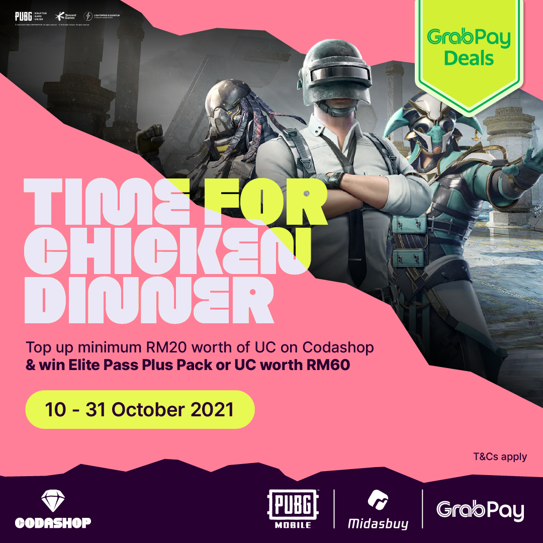 Win Rm20 Pubg Mobile Uc And M3 Chefs Special With Grabpay September 2021