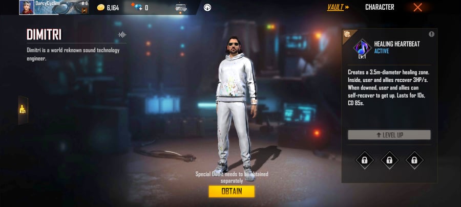 Free Fire Dimitri Guide: Ability, Character Combinations, And More 