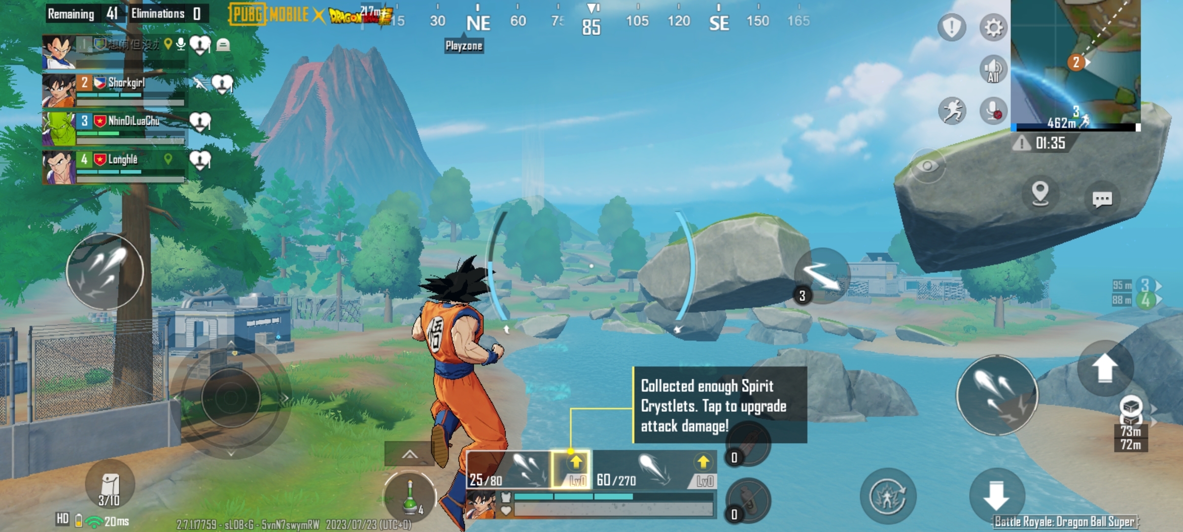 Dragon Ball Super characters coming to PUBG Mobile in version 2.7