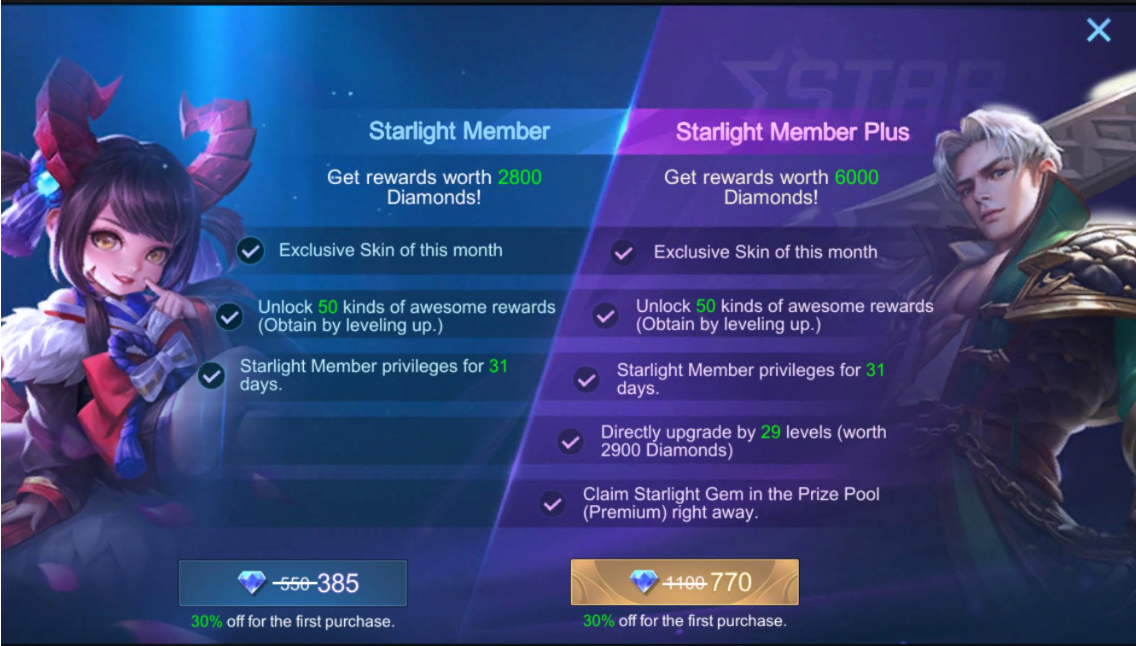 The Complete Guide To Mobile Legend&#39;s Starlight Membership (Updated April  2021) | Codashop Blog PH