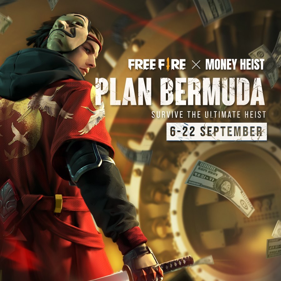 Garena Free Fire partners with Money Heist to introduce in game rewards