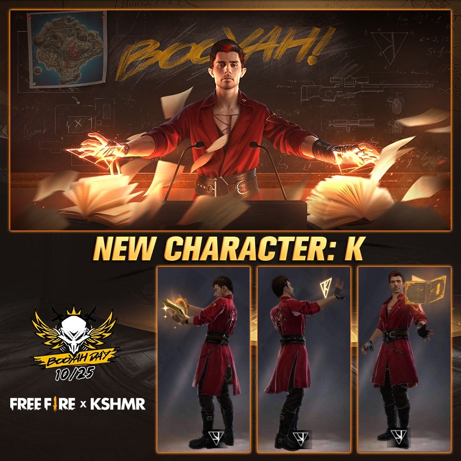 Free Fire Hero Spotlight Meet K Aka Captain Booyah Codashop Blog Ph