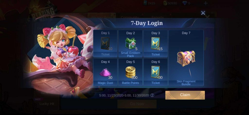 7 Day Login