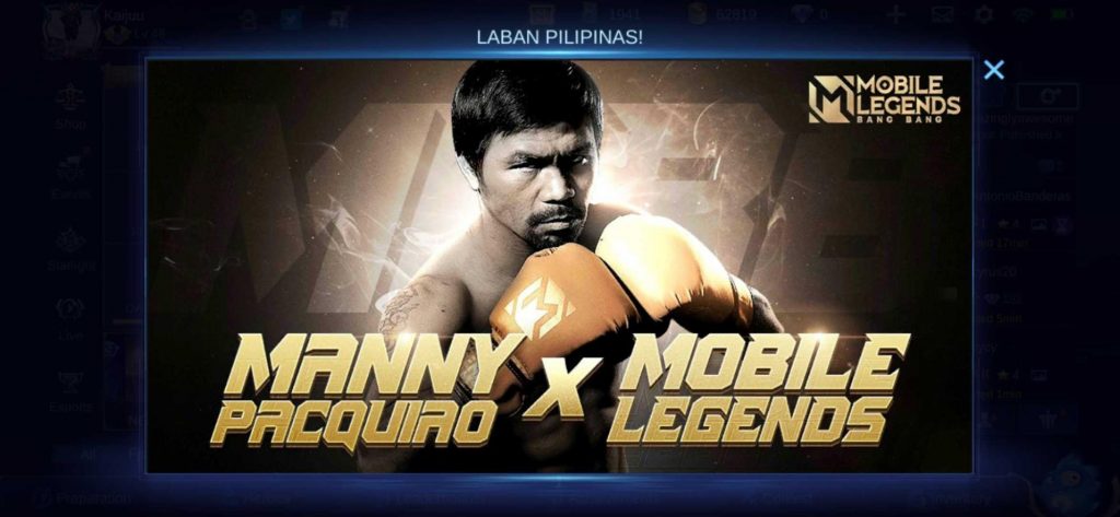 Manny Pacquiao is the new ambassador for MLBB