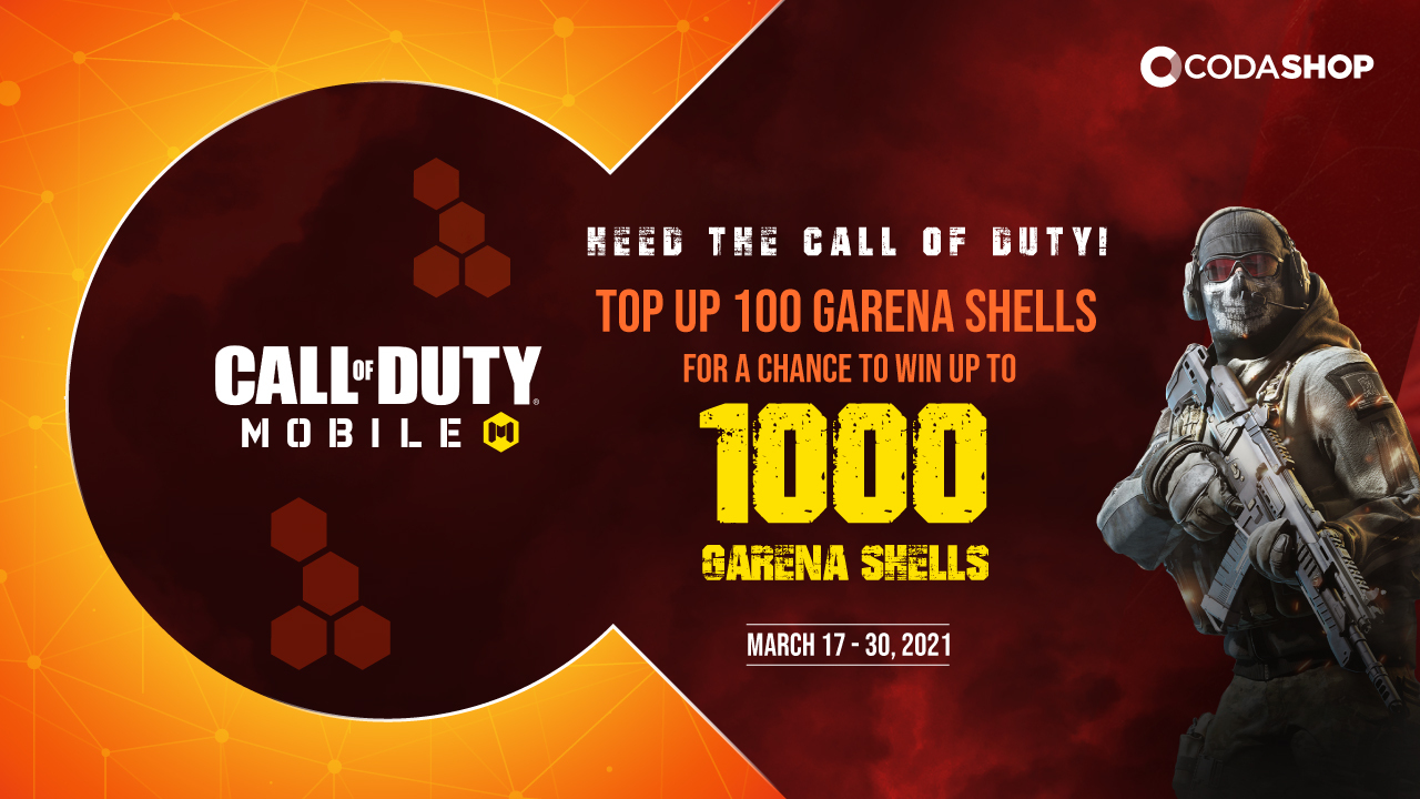 Heed The Call Of Duty And Win Up To 1000 Garena Shells Codashop Blog Ph